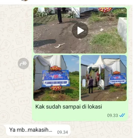 Pengiriman Karangan Bunga Kaserangan Pontang