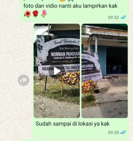 Pengiriman Karangan Bunga Kaserangan Pontang