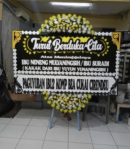 Papan Bunga Duka Kaserangan Pontang