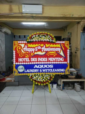 Papan Bunga di Kaserangan Pontang