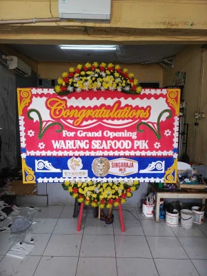 Papan Bunga di Kaserangan Pontang
