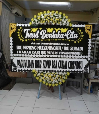 Papan Bunga di Kaserangan Pontang