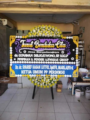 Papan Bunga di Kaserangan Pontang
